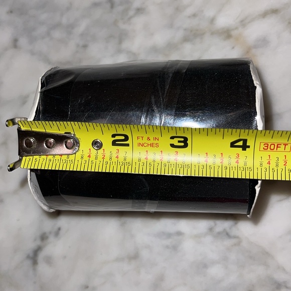 Ribbli black 4 inches 10 yard satin ribbon for wedding or celebration - Picture 4 of 4